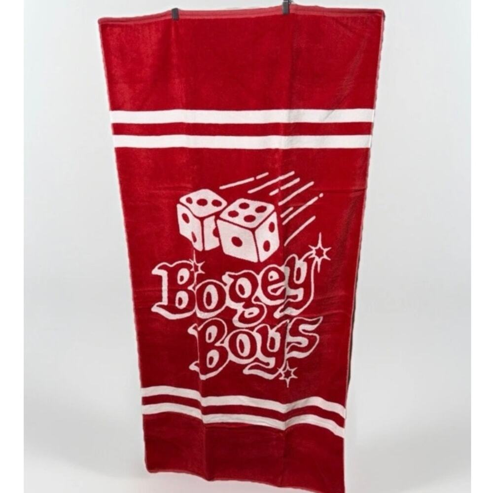 Macklemore Bogey Boys Golf Vegas Collection Dice Towel 30x 60" 100% Cotton NWT
